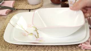 Corelle  Cherry Blossom 16 Piece Dinnerware Set [upl. by Htims]