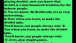 Southpark  Dreidel song lyricstext [upl. by Lucia]