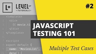 2 Multiple Test Cases  JS Testing 101 with Jest [upl. by Eirdua]