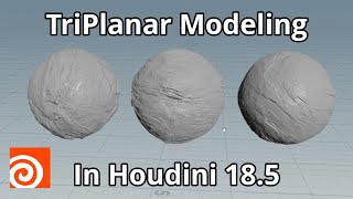 Triplanar Modeling in Houdini 185 [upl. by Haelhsa821]