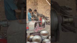 Amazing technique for turning used oil drums into bowls utensils amazing handmade viral [upl. by Kilk449]