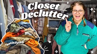 PROOF That Decluttering Your Closet Can Be EXTREMELY Satisfying [upl. by Livingston]