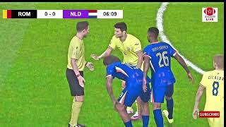 PES 2021 🔴 ÎN DIRECT  România vs Olanda  UEFA EURO 2024  Meci live acum [upl. by Egduj734]