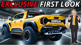 NEW Caterpillar Pickup Truck Unveiled CHEAP  POWERFULL [upl. by Weiser]