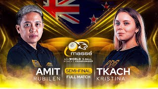 AMIT vs TKACH ▸ 2024 Massé WPA Womens World 9Ball Championship [upl. by Ailemrac]