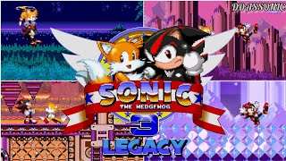 3D in 2D Shadow in Sonic 3 Legacy  Sonic 3 AIR Mod [upl. by Reo]