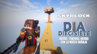 HIERRO TENEMOS HIERRO CON LA NUEVA GRANJA  Minecraft Skyblock 17  Bysintax07 [upl. by Jennie461]