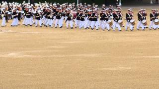 Massed Bands Royal Marines Beating Retreat 2014 [upl. by Gunilla]