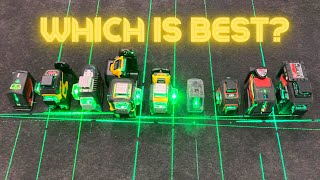 Green Laser Level Comparison [upl. by Rheims]