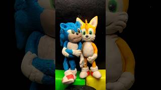 Make SONIC 👍 sonicplasticineart [upl. by Nomead]