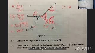 CSEC Physics Waves  total internal reflection [upl. by Delmar]