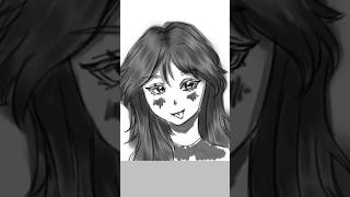 How do I fix the hair art drawing pfp digitalart anime ibispintx creative sketch [upl. by Palma896]