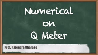 Numerical on Q Meter  Q Meter  GATE Electrical and Electronics Measurement [upl. by Odlanra]