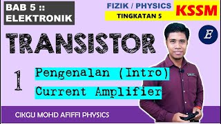 Basic Transistor amp Amplifier  Transistor Asas amp Penguat Arus [upl. by Aihtiekal]