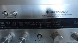 KENWOOD KR2600 Receiver Japanese [upl. by Jewelle869]