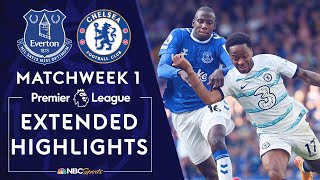 Everton v Chelsea  PREMIER LEAGUE HIGHLIGHTS  862022  NBC Sports [upl. by Jarek]