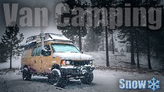 Van Camping  Snow HD Season 2 Episode 3 [upl. by Kyne178]