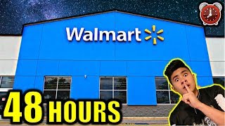 48 HOUR OVERNIGHT CHALLENGE IN WALMART PART 1 [upl. by Hylan]