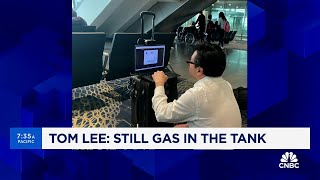 Markets rallying after hot CPI print is a good sign says Fundstrats Tom Lee [upl. by Danaher877]