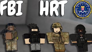 FBI HRT MAXIMUM DIFFICULTY Roblox Police Raid Sim [upl. by Nnauol]