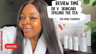 REVIEWDR VANITA RATTAN SKINCARE  No AffiliateNot SponsoredAM Skincare Routine [upl. by Refotsirc872]