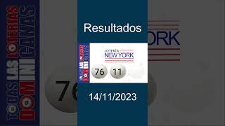 LOTERIA NEW YORK Tarde RESULTADOS DE HOY [upl. by Mill725]