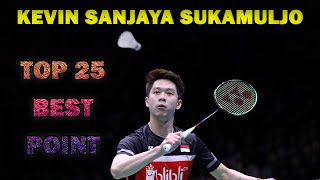 Top 25 Best Point  Kevin Sanjaya Sukamuljo  Trickshot  Defense  Attack  Shuttle Amazing [upl. by Camellia]