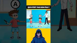 Qui n’est pas son fils  quiz heroquiz minecraft enigmes shorts tiktok humour [upl. by Bone]