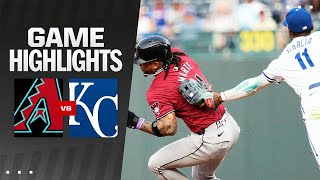 Dbacks vs Royals Game Highlights 72424  MLB Highlights [upl. by Catina]