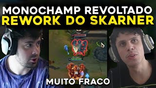 REWORK DO SKANER NÃO PODE SAIR ASSIM DONATE BRTT AULAS DE BLITZ MID RENECRODILO LEAGUE OF LEGENDS [upl. by Mailiw]