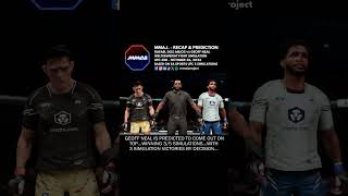 UFC 308 Rafael Dos Anjos vs Geoff Neal WW Fight Simulation Prediction amp Recap 🇧🇷🇺🇸👊🎮 shorts [upl. by Ime]