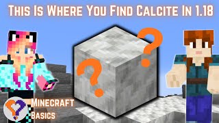 Where Do You Find Calcite in Minecraft 118 Caves and Cliffs  Minecraft Basics Tutorial [upl. by Hales]