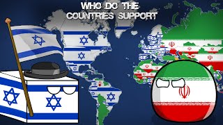 WHO DO THE COUNTRIES SUPPORT Israel or Iran Alternative Mapping P20 [upl. by Feliks]