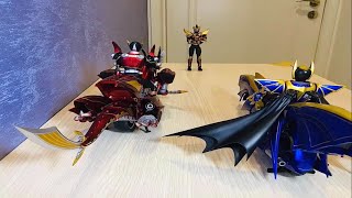 Knight survive Ryuki survive vs Odin stop motion [upl. by Whyte]