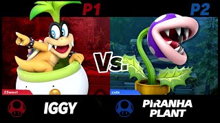 PAGE 7 HDR BOAT Bowser Jr vs cuts Piranha Plant  Losers Semis [upl. by Reyna708]