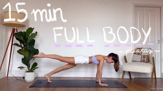 15MIN full body hourglass pilates workout  everyday workout for a toned body  LIDIAVMERA [upl. by Rehpinnej196]