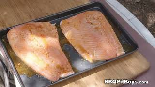 How to grill Salmon with Ginger Chili Sauce  Recipe [upl. by Aelanej664]