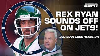 A NIGHTMARISH DAY 😱 Rex Ryan BLASTS Jets offense  Time to for Giants to CLEAN HOUSE 👀🏠  Get Up [upl. by Delcina882]