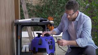 Combine power tools with your Nilfisk Wet amp Dry vacuum cleaner [upl. by Yarod]