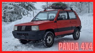 Fiat Panda 4x4 review in 4K  Is it the best car on the snow [upl. by Chelton]