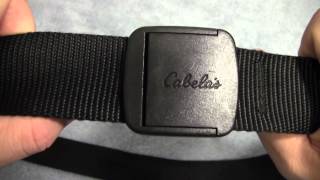 Cabelas  Bison Designs TLok Belt  Quick Release Buckle Belt [upl. by Stacee]