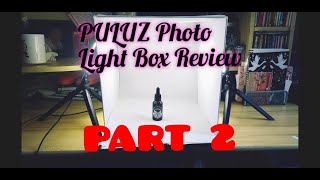 PULUZ Soft Light Box Review part 2 Photography light box [upl. by Aisya]