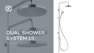 KLUDI LOGO Dual Shower System 1S 6809305 00 [upl. by Ocsicnarf403]