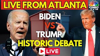 LIVE Trump vs Biden US Presidential Debate 2024  LIVE from Atlanta Ahead of Biden V Trump  N18G [upl. by Innattirb]