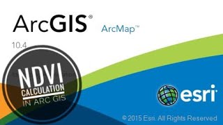 NDVI  how to calculate Normalized Difference Vegetation Index in ARC gis [upl. by Niraa595]