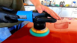 How to polish a car with a DA polisher DAS6 pro for Beginners [upl. by Ahsoyem]