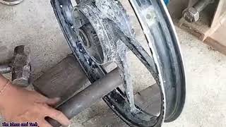 How to repair motorcycle  Motorcycle repairing howto handmade [upl. by Nofpets]