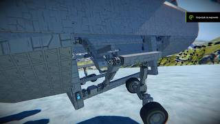 C17  First Prototype of Landing Gear Test  Space Engineers [upl. by Kaleena]