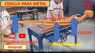 CIZALLA MANUAL PARA CORTE DE METAL [upl. by Whitnell188]