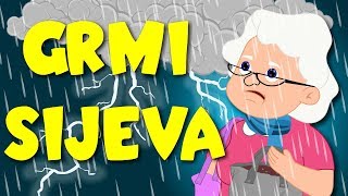 Grmi sijeva vrijeme se mijenja  Dječje pjesmice [upl. by Anauqahs]